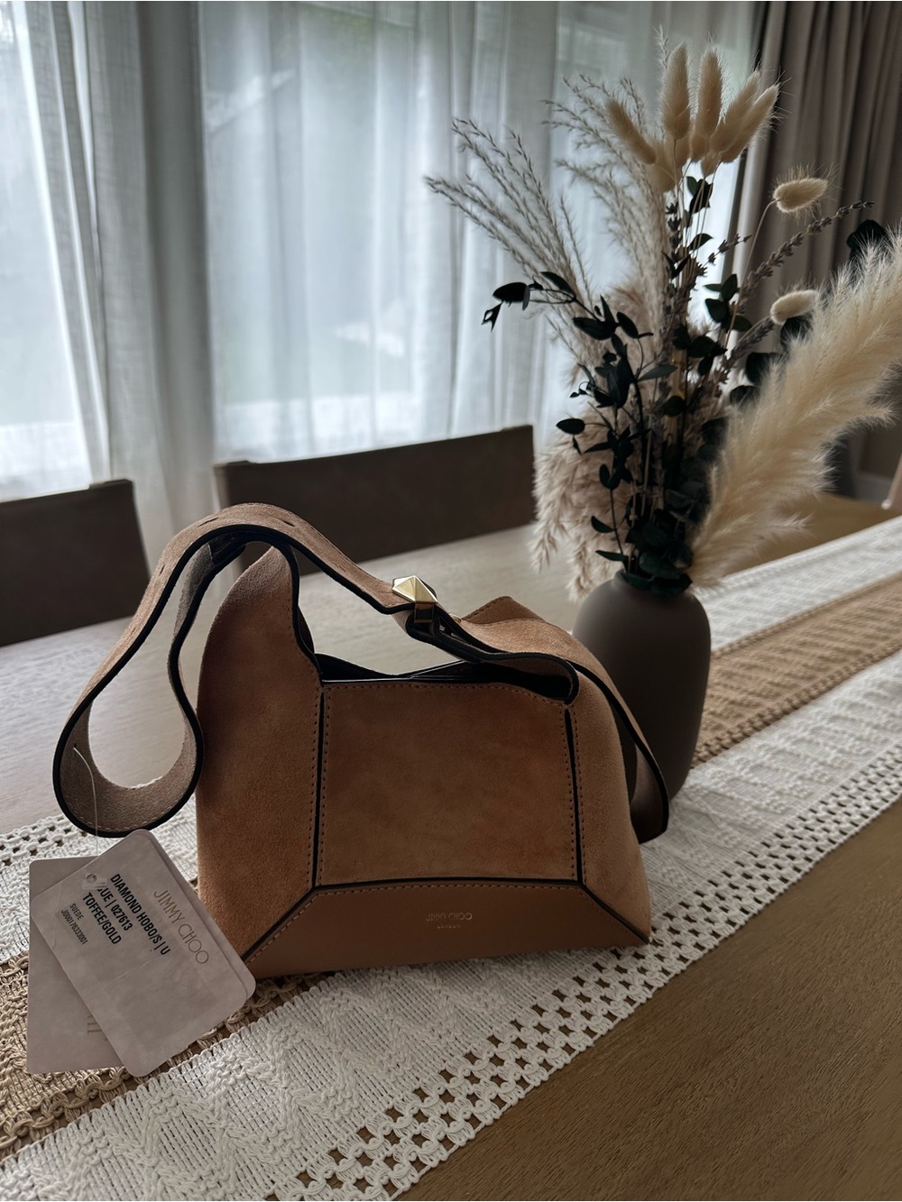 Jimmy Choo Diamond Hobo Bag